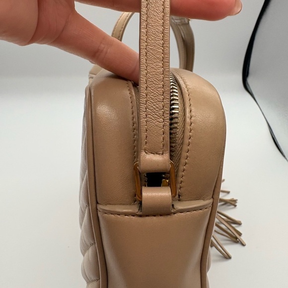 Yves Saint Laurent YSL Camera Bag Dark Beige with Dustbag - Picture 16 of 17